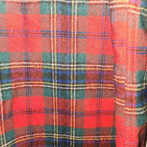 Vintage Pendleton Wool 1960's-Early 1970's Authentic Mac Lean Tartan Shirt Large - Picture 5 of 12